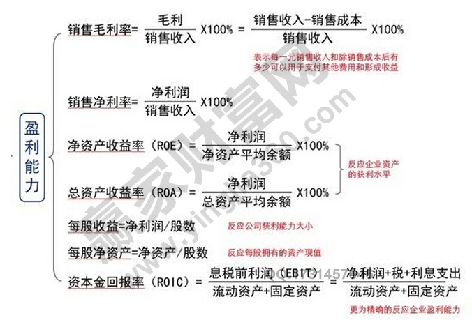 公司分析 盈利能力指標