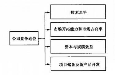 公司競(jìng)爭(zhēng)的地位分析